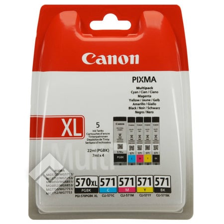 CANON PGI 570 XL Bk + CLI 571 CMYBk