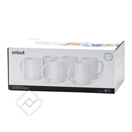 CRICUT MUG WHITE 350ML X6