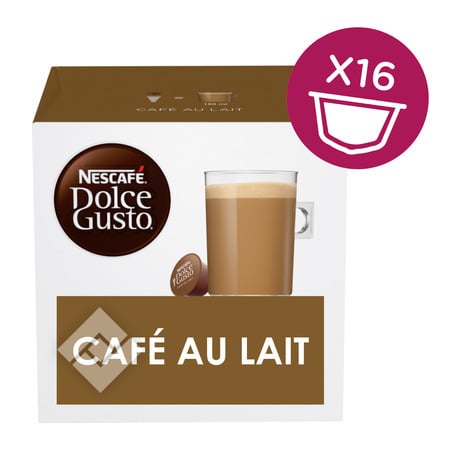 DOLCE GUSTO CAFE AU LAIT CAPS