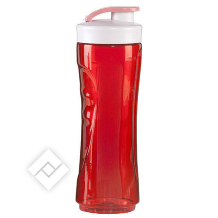 DOMO 600ML BLENDERBOTTLE RED