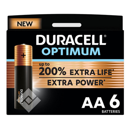 DURACELL OPTIMUM AA LR06 X6