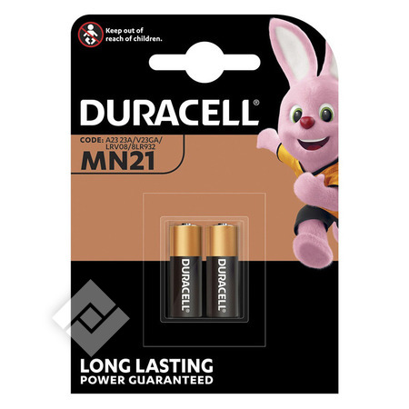 DURACELL ALKALINE V23GA MN21 X2