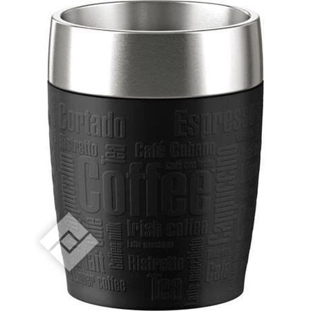 EMSA TRAVEL CUP 0.2L INOX/BLACK