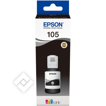 EPSON 105 ECOTANK PIGMENT BLACK INK BOTTLE