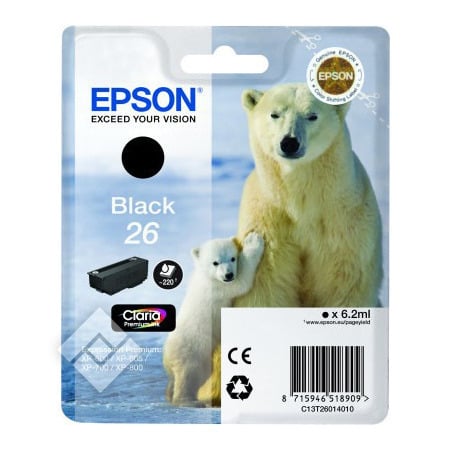 EPSON T2601BK BLACK