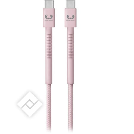 FRESH 'N REBEL USB-C - USB-C 2M SMOKEY PINK