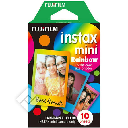 FUJIFILM FILM INSTAX MINI RAINBOW X10