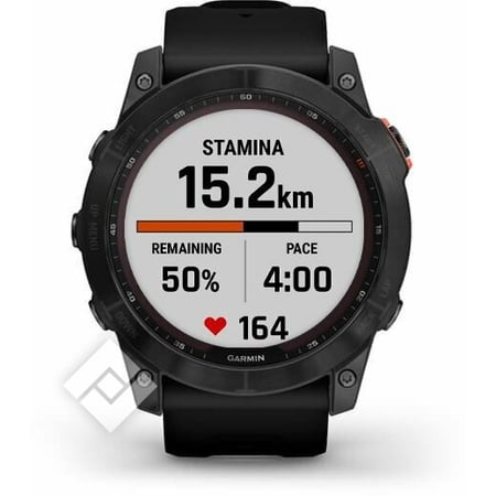 GARMIN Fenix 7x Solar Slate Gray Black Band