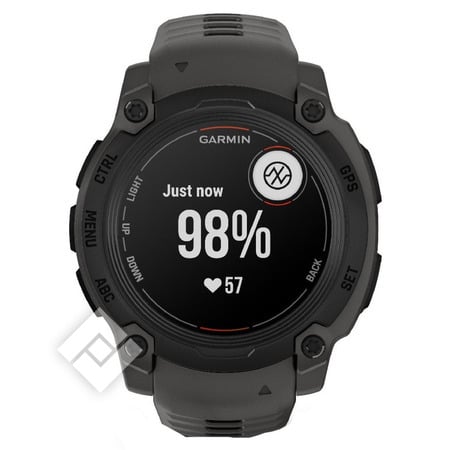 GARMIN INSTINCT E 40mm BLACK WITH CHARCOAL BAND