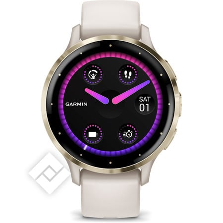 GARMIN VENU 3S IVORY + SOFT GOLD