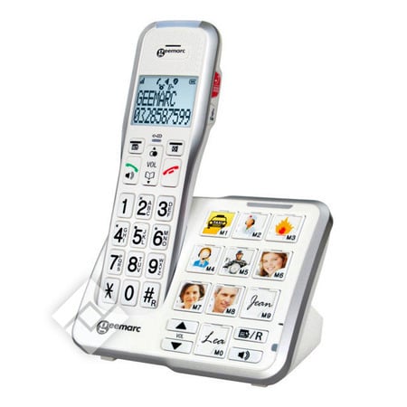 GEEMARC AD595 BIG BUTTON DECT + 10 MEM PHOTO (mono)