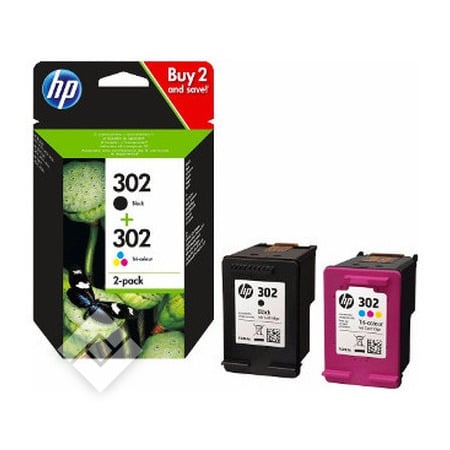 HP 302 BK/302 3 COL.PACK