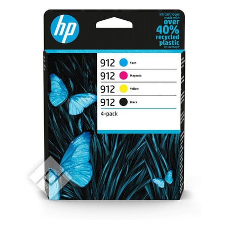 HP PACK 912 NOIR + 3CL