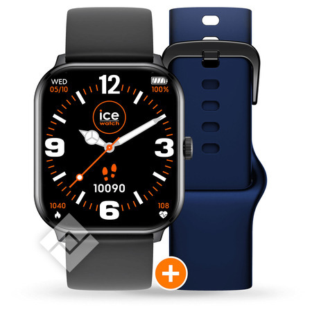 ICE WATCH ICE SMART ONE BLACK 2 BANDS BLACK NAVY