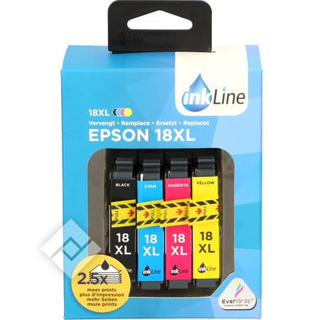 INKLINE EPSON 18XL 4 PACK