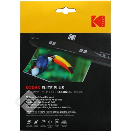 KODAK PLASTIC POUCHES A6 BR.X25