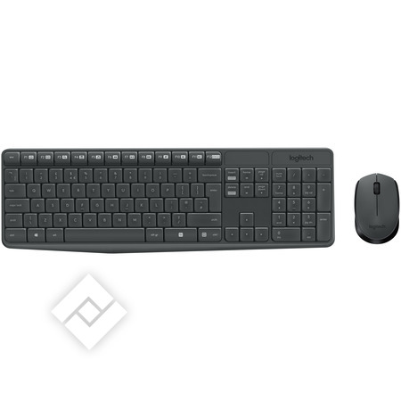 LOGITECH MK235 COMBO BLACK AZERTY BE MK235 COMBO BLACK AZERTY BE WIRELESS