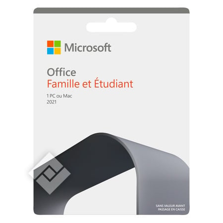 MICROSOFT OFFICE HOME & STUDENT 2021 FR