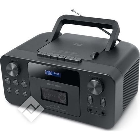 MUSE M-182 DB Bluetooth DAB+ Cassette Recorder