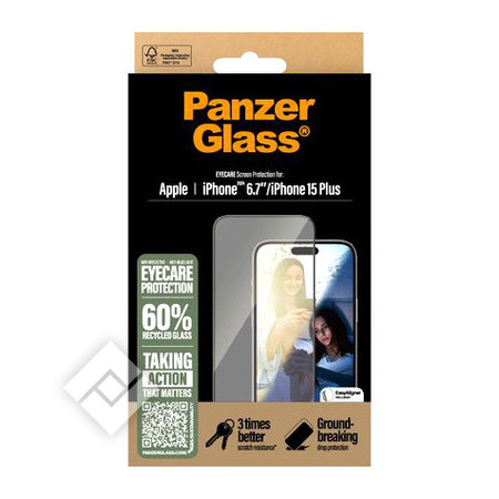 PANZER GLASS EYECARE SCREEN PROTECTOR IPHONE 15 PLUS / 16 PLUS