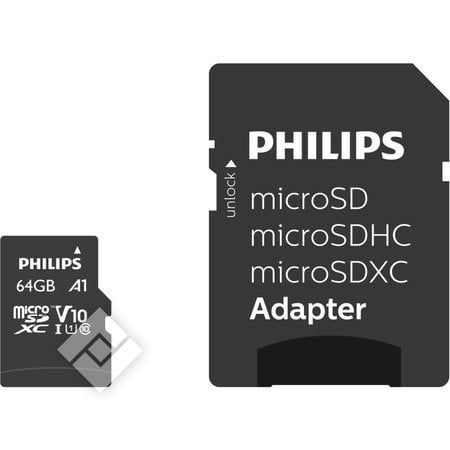 PHILIPS MICROSDXC 64GB UHS 1