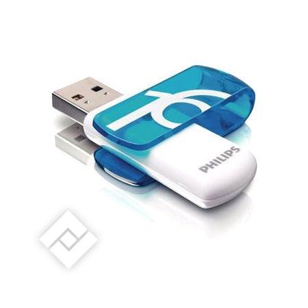 PHILIPS VIVID BLUE USB2 16GB X3