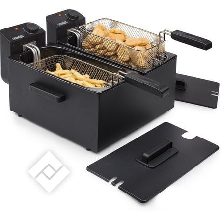 PRINCESS DOUBLE BLACK FRYER 183028