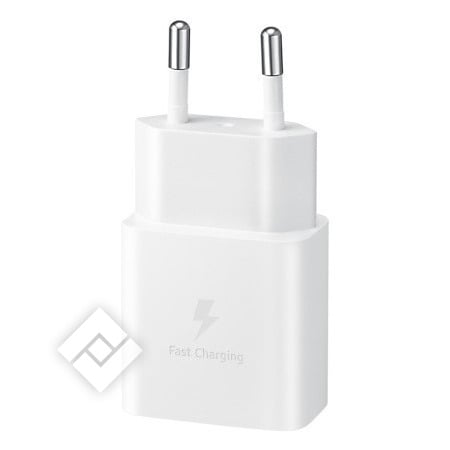 SAMSUNG 15W Power Adapter USB C to C (with cable) WHITE