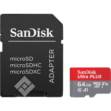 SANDISK MICROSDXC ULTRA+ 64GB V3