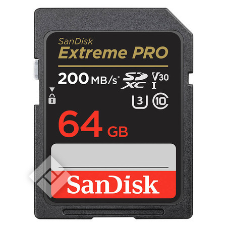 SANDISK SD EXTREME PRO 64GB V30