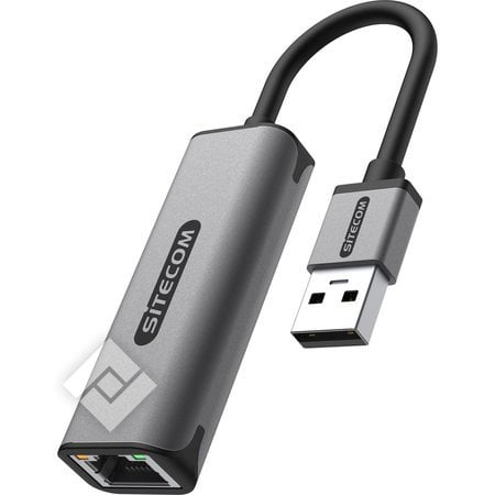 SITECOM ADAPTER USB-A 2 LAN 1GBIT