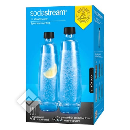 SODASTREAM DUO PACK GLAS BOTTLE