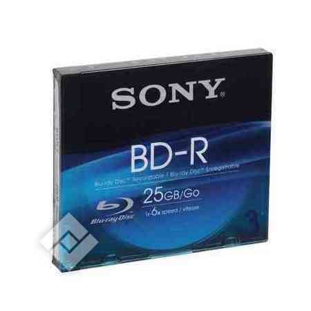 SONY BLU-RAY BD-R 25GB JC X3