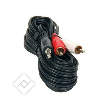 TEMIUM JACK 3.5MM/2RCA 5M