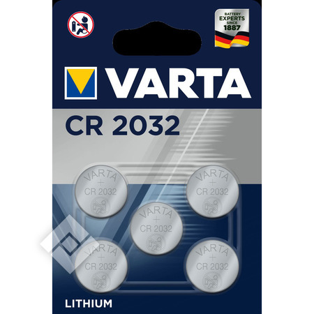 VARTA LITHIUM CR2032 X5