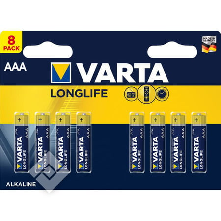 VARTA LONGLIFE 8XAAA