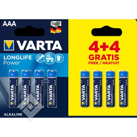 VARTA LL POWER AAA LR03 4+4