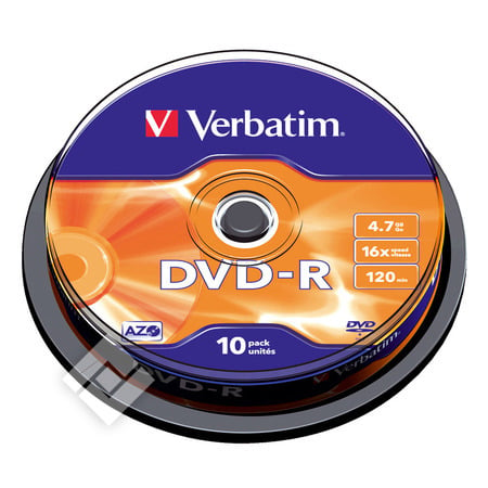 VERBATIM DVD-R 4,7GB X10 16X