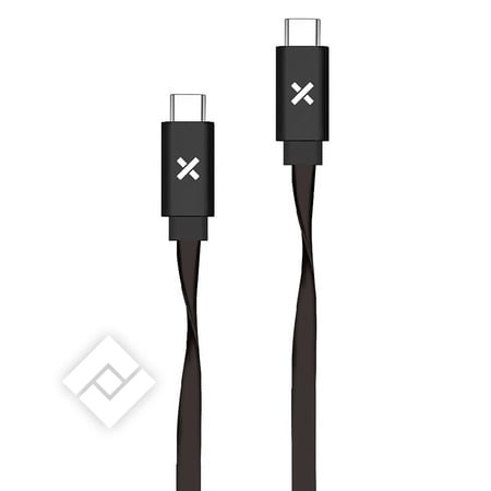 WEFIX FLAT CABLE USB-C/USB-C 1M BLACK