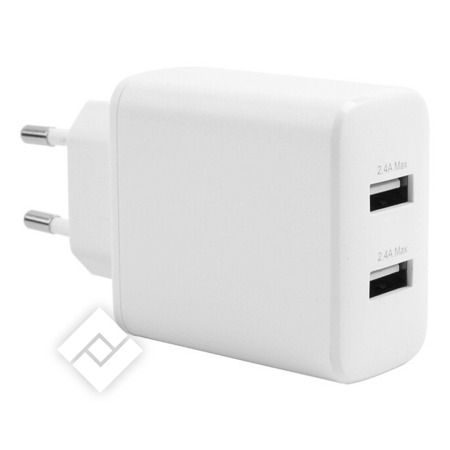 WEFIX CHARGER USBA X2 WHITE