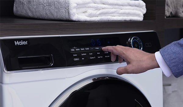 Flexibilit totale dans la dure du cycle de lavage