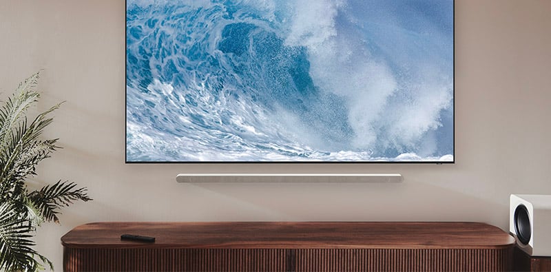 Samsung Ultra Slim Soundbar: meeslepend geluid in een ultradun design