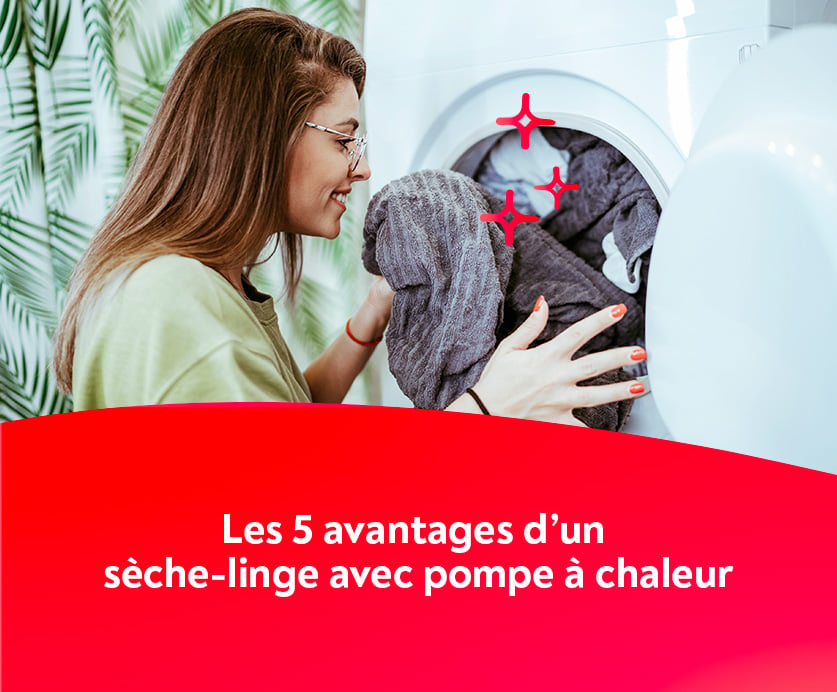 Une femme qui remplit son sche-linge